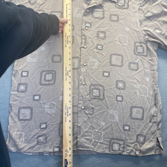 Giorgio Inserti Men's Shirt Size 2XL collections italiano,Beige,Buttos Front - Picture 5 of 9